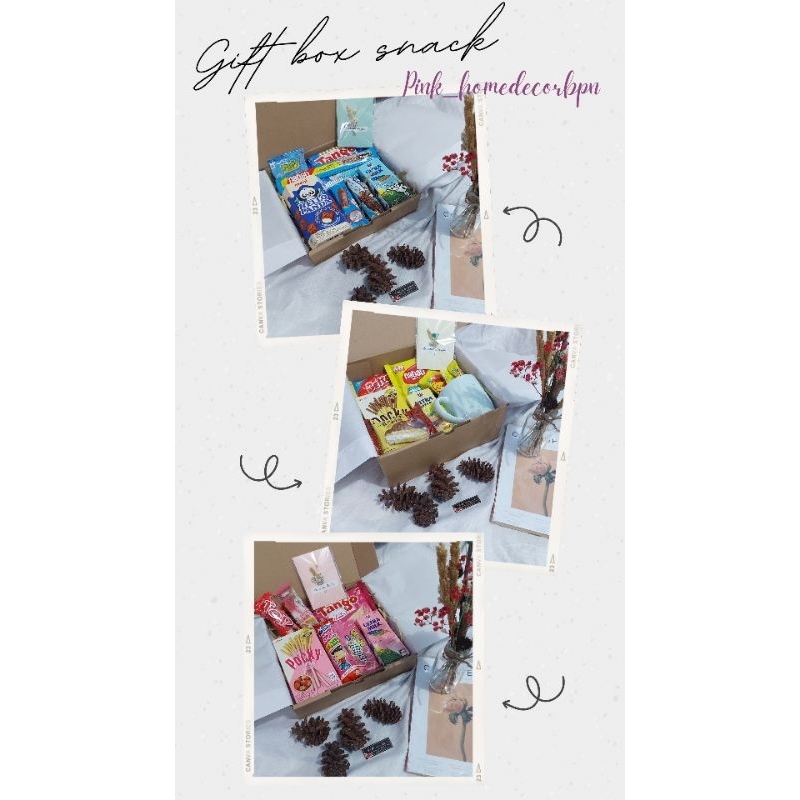 

Gift box | Box gift | Hampers | Box snack | Box birthday (WAJIB ORDER BUBBLE)