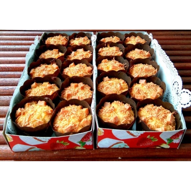 

Kue MUFFIN CHEESE Super Premium Dapat 10 pcs