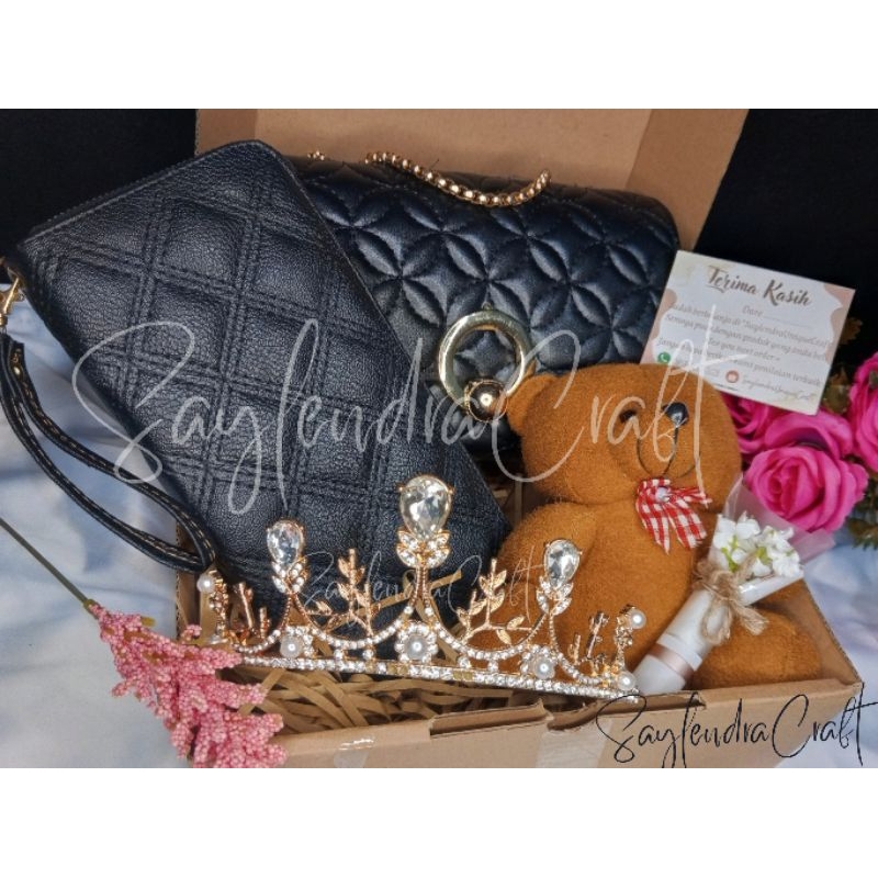 (COD) Hampers tas wanita murah / kado tas wanita jumbo / hampers kado wanita set lengkap