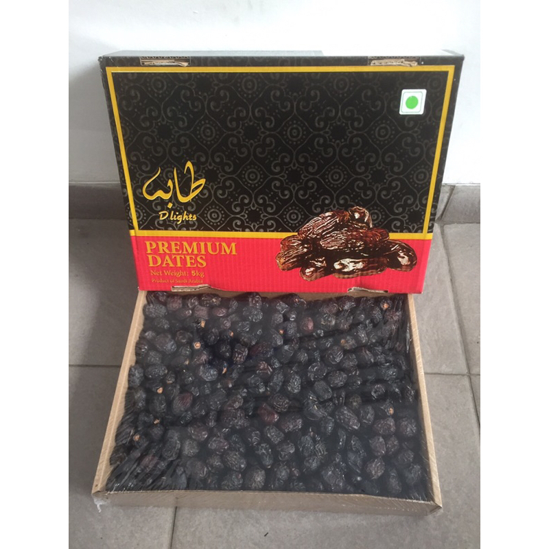 

Kurma Ajwa Saudi Arabia 1 Dus (5 KG) Fresh Import