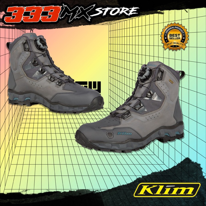 SEPATU KLIM OUTLANDER GTX BOOT CASTLEROCK PETROL SEPATU BOOTS KLIM GTX