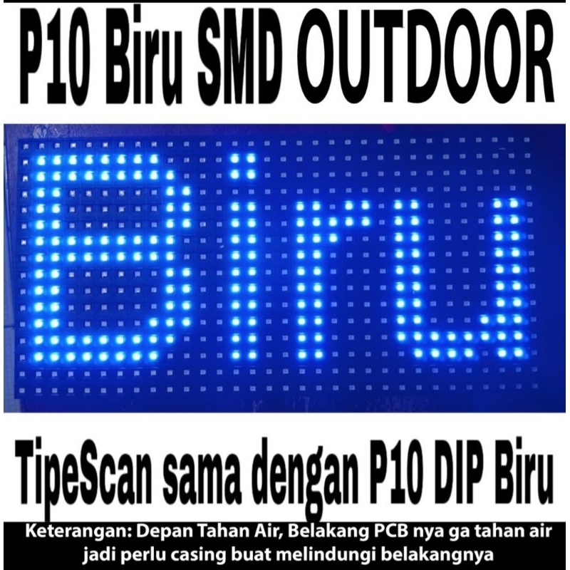 MODUL PANEL LED RUNNING TEXT P10 SMD OUTDOOR