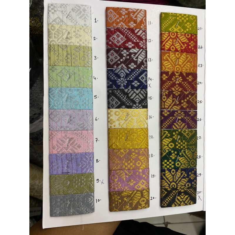 songket rolan isi 40 sampe 50 yard/ kain songket