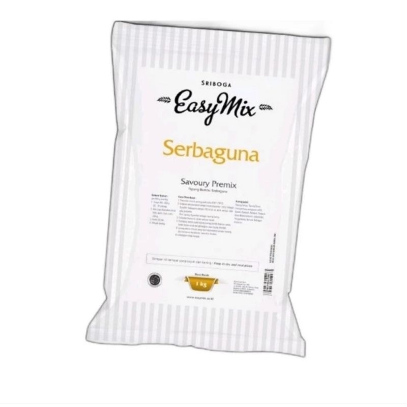 

SRIBOGA TEPUNG PREMIX EASYMIX SERBAGUNA 1 KG