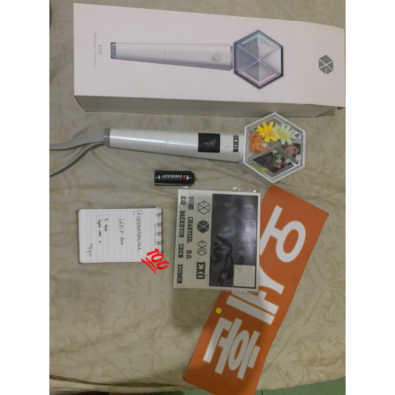 Exo lightstick Ver. 3 Preloved full Deco