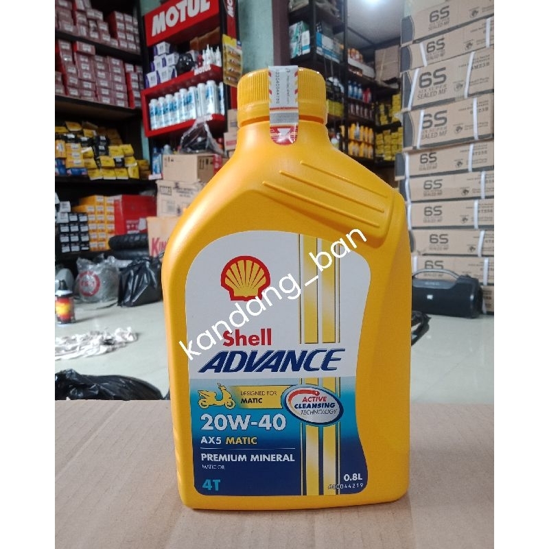 OLI SHELL ADVANCE AX5 MATIC 20W--40 0.8L