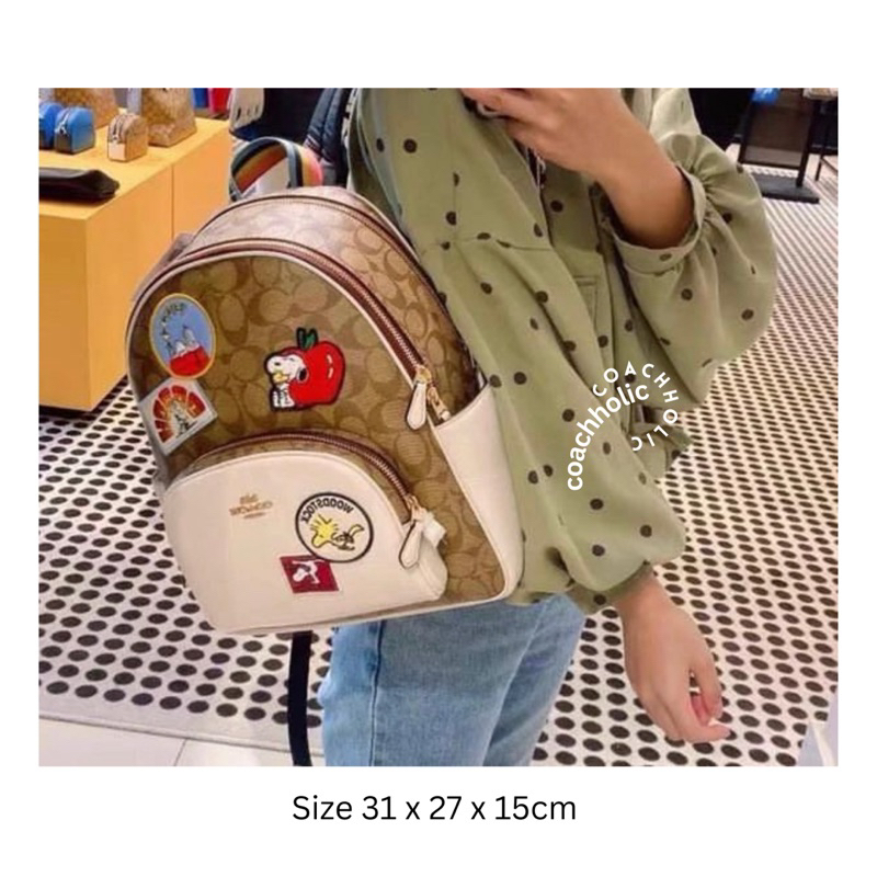 coach backpack snoopy