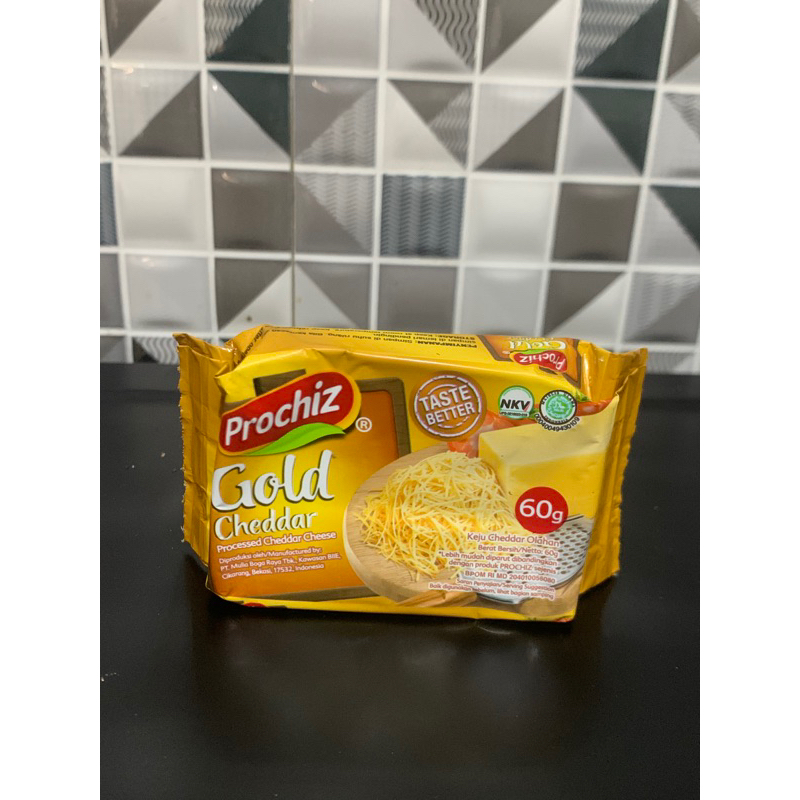 

Keju Prochiz Gold Cheddar 60 gr