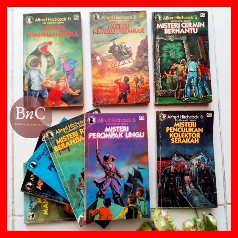 TRIO DETEKTIF Alfred Hitchcock bekas