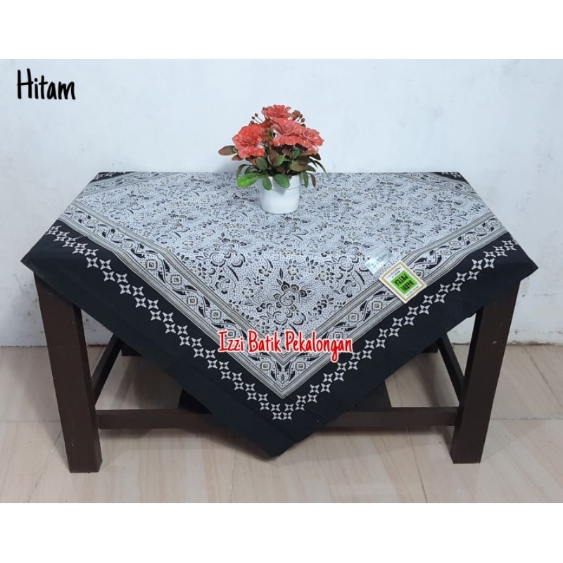 TAPLAK MEJA TAMU_TAPLAK MEJA BATIK PEKALONGAN_TAPLAK PERSEGI_ MOTIF TIETIEK