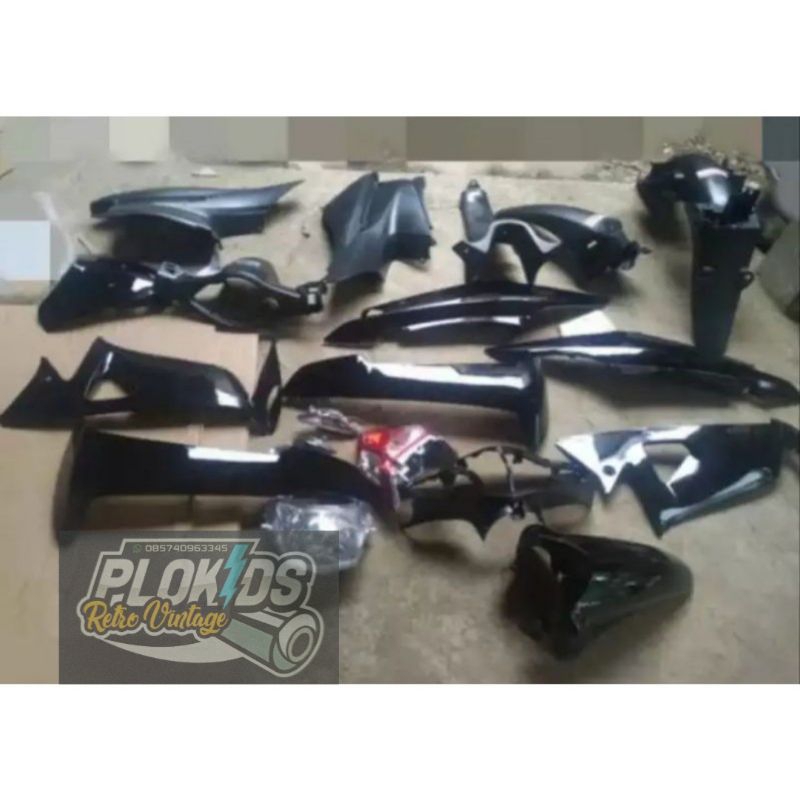 PAKET FULL BODY HALUS BODY KASAR SUPRA FIT NEW FIT S FIT X HITAM