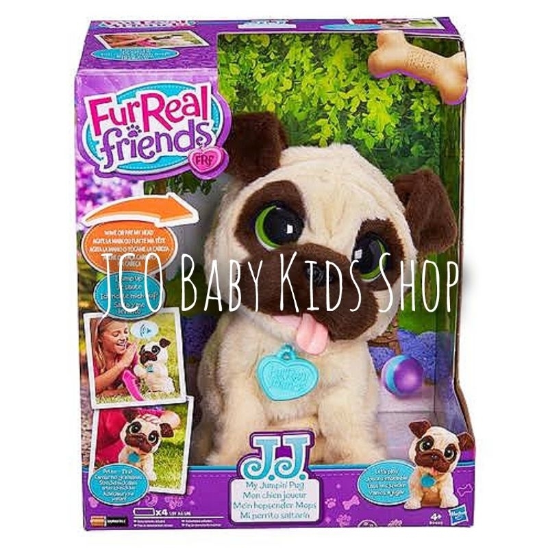 Furreal Friends JJ My Jumpin' Jumpin Jumping Pug Pets Dog Mainan Anak Boneka Anjing