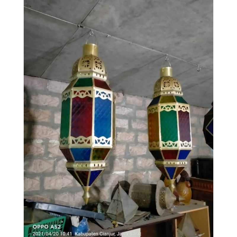 lampu gantung ukir/lampu maroko