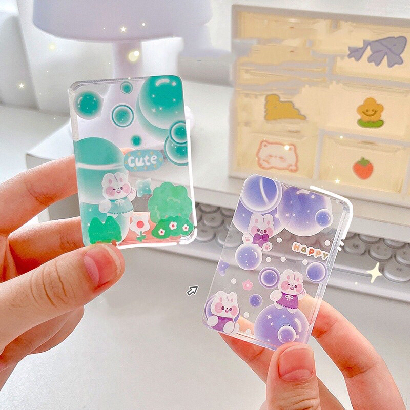 READY STOCK BISA COD - CUTE STIKER LASER GLITTER KARAKTER KARTUN HEWAN BERUANG KELINCI LUCU GAYA REMAJA CEWEK KPOP KOREA IDOL DEKORASI PHOTOCARD TOPLOADER AESTHETIC DIY JURNAL SCRAPBOOK DIARY HP CASING LAPTOP FANCY ELEGAN MEWAH PREMIUM IMPOR MURAH KAWAII
