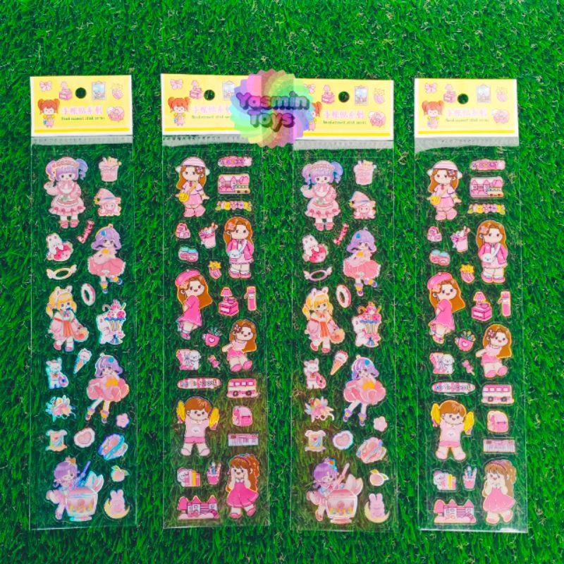 

10pcs Stiker momo /stiker botol uk panjang