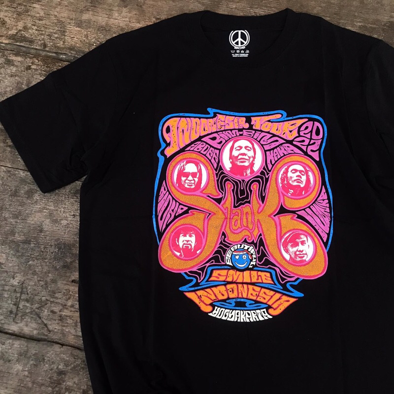 SLANK TOUR 2022 JOGJA EDITION BLACK TSHIRT