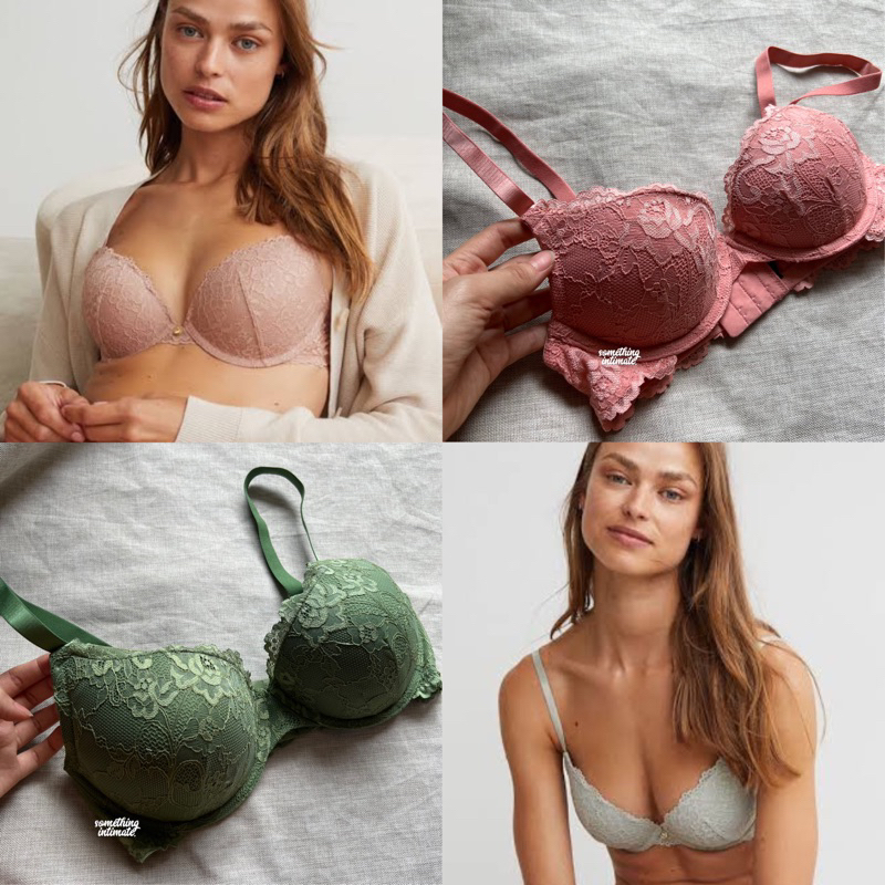 H&M / Primarks Absolut Lace Super Pushup Bombshell Bra Push Up Bh Busa Tebal Cleavage Sisa Export Im