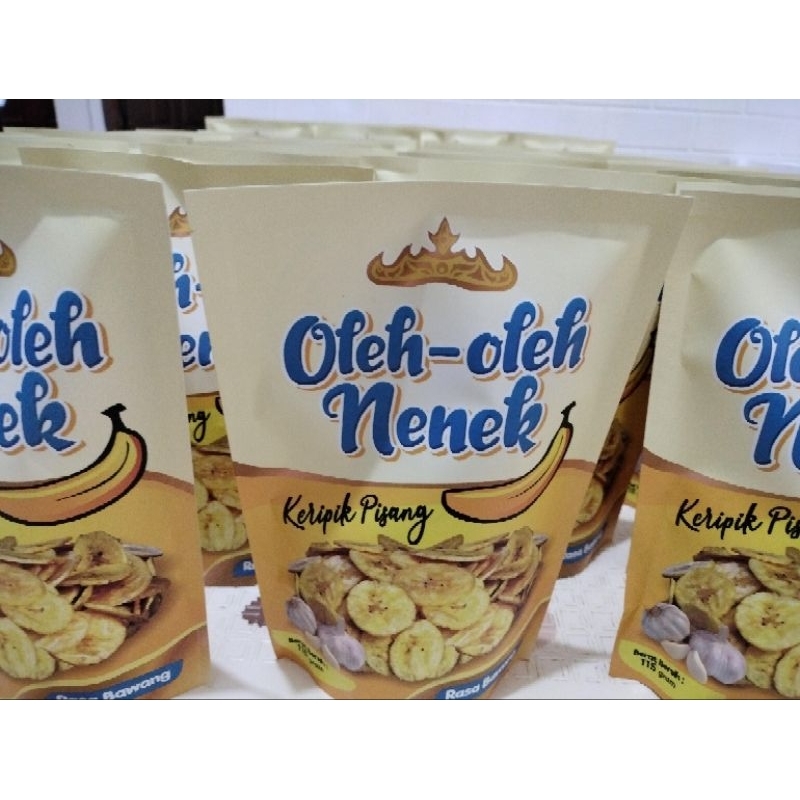 

Keripik Pisang Rasa Bawang Asli Lampung Oleh Oleh Nenek