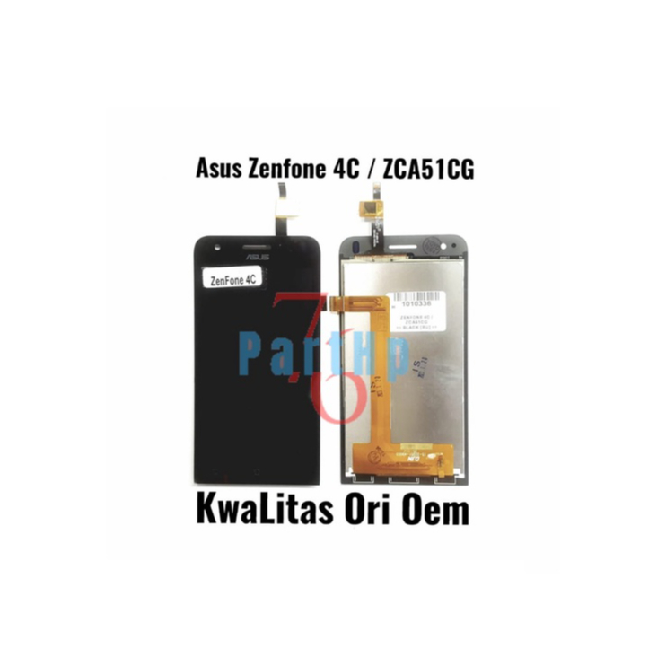 Lcd Touchscreen Fullset Kwalitas Ori oem Asus Zenfone 4C - ZCA51CG- Hitam