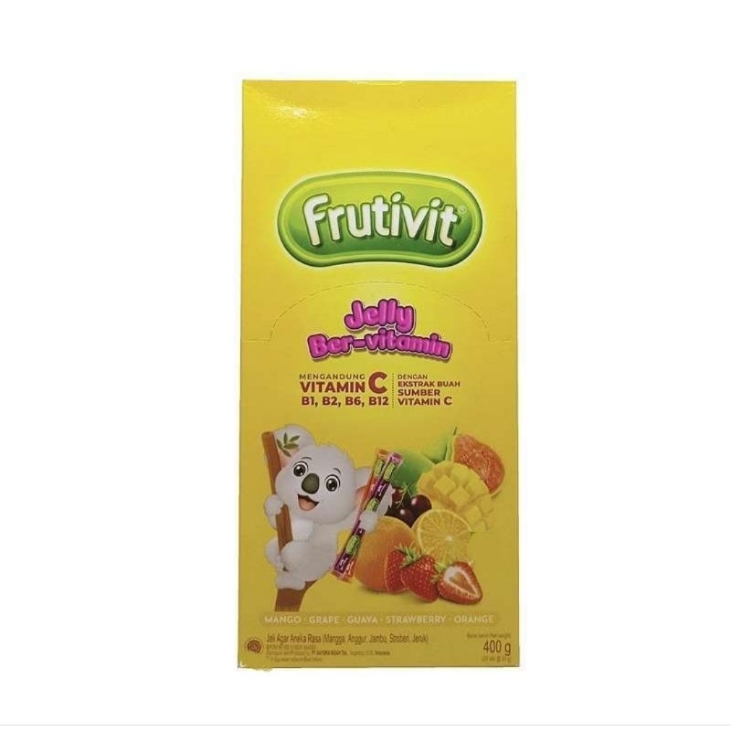 

Ay00! FRUTIVIT Jelly Ber-Vitamin Dengan Ekstrak Buah Sumber Vitamin