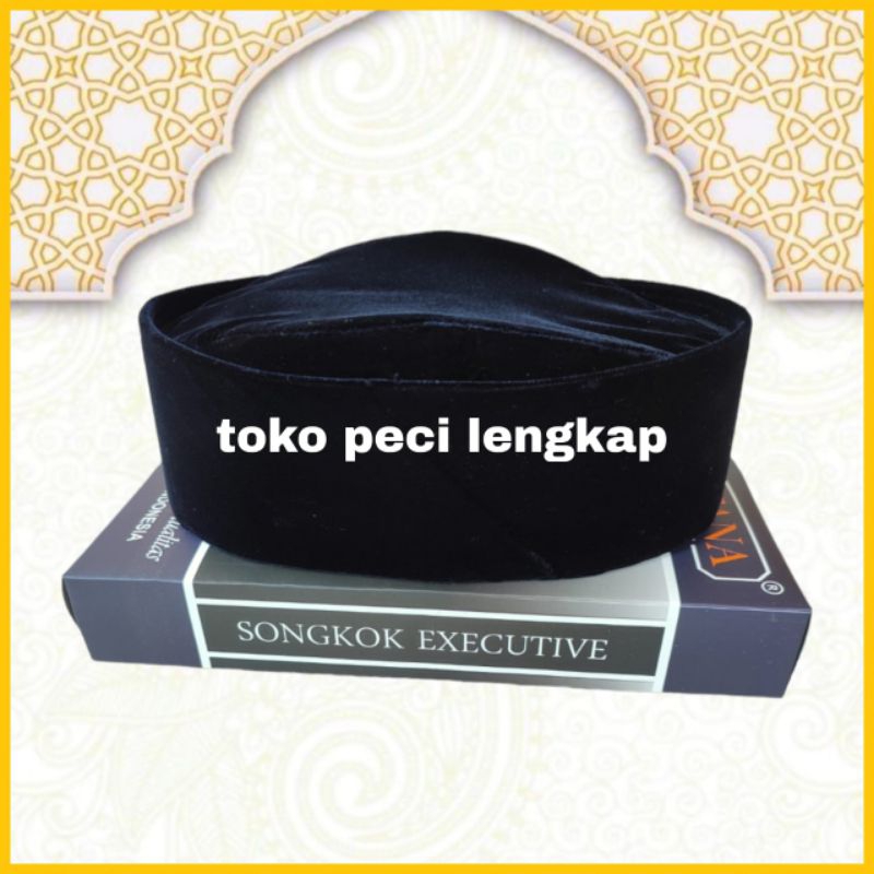 Peci susun ac/songkok hitam susun/songkok susun