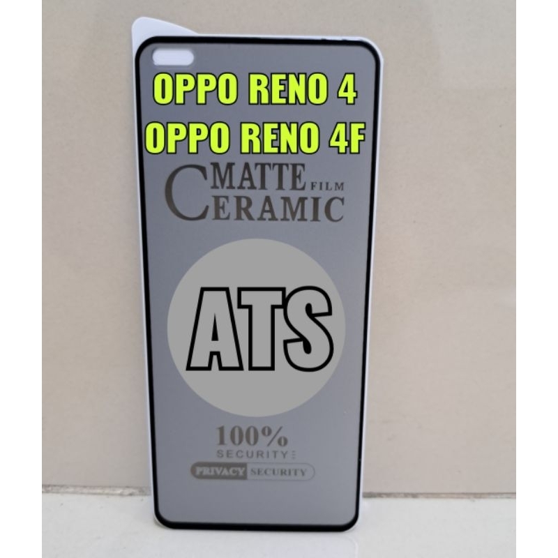 Tg Anti Gores Spy Oppo Reno 4 / Oppo Reno 4F / Oppo Reno 3 Pro