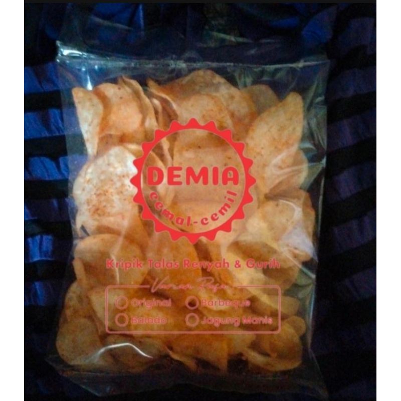 

camilan kripik talas