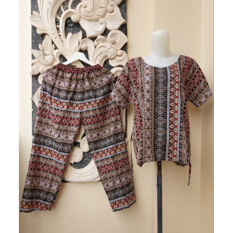 SETELAN CELANA PANJANG #6/BABYDOLL/PIYAMA/RAYON/ARA BALI