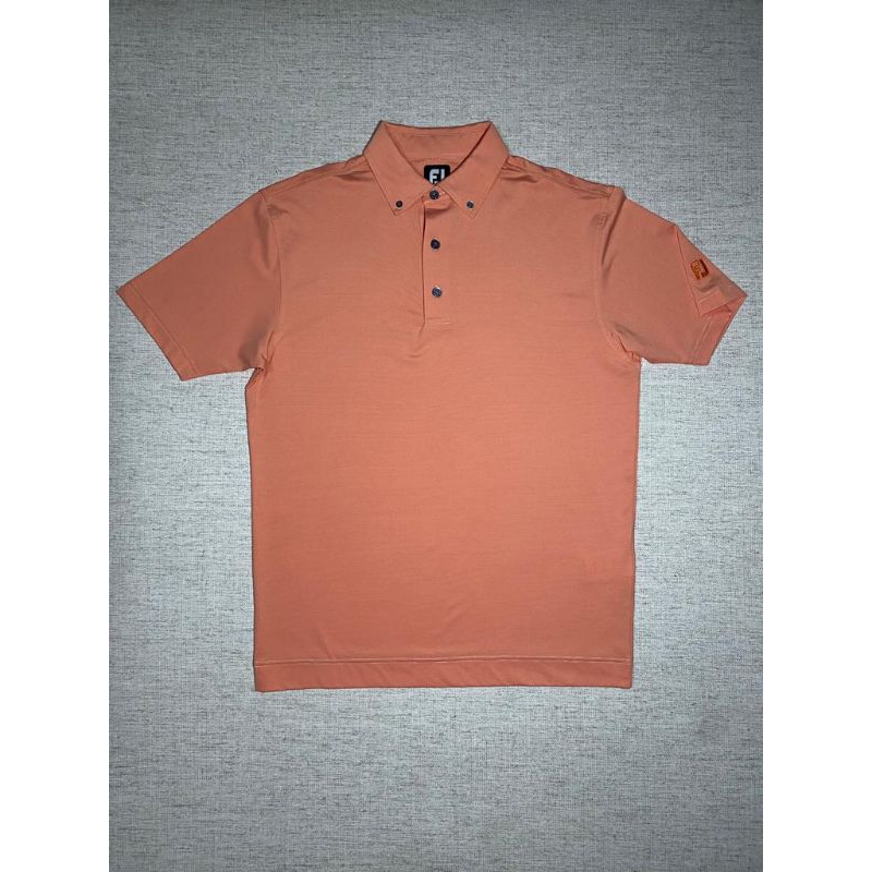 Baju Golf Pria FJ FOOTJOY Orange Size L