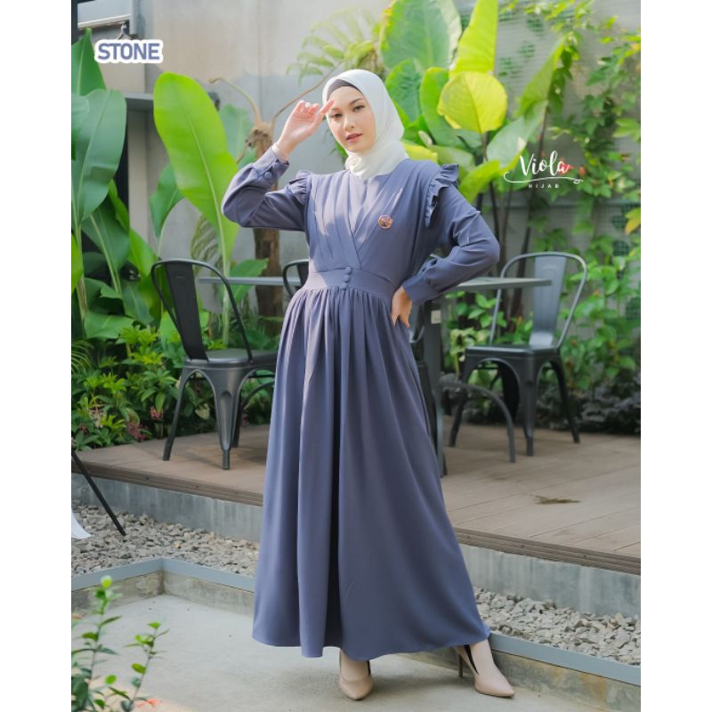 Hinan Dress by Viola Hijab | Gamis Hinan by Viola Hijab