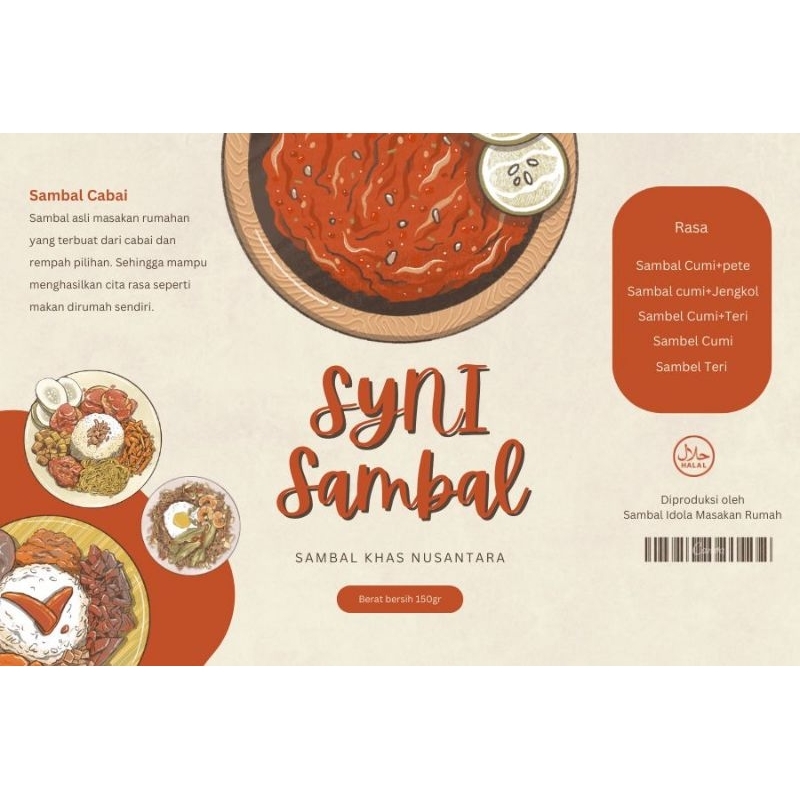 

SYNI sambel cumi / 150gr