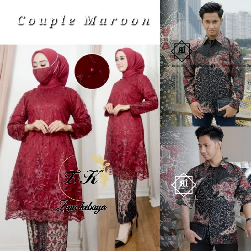 COUPLE KEBAYA TUNIK COUPLE KEBAYA TUNANGAN COUPLE KEBAYA MODERN