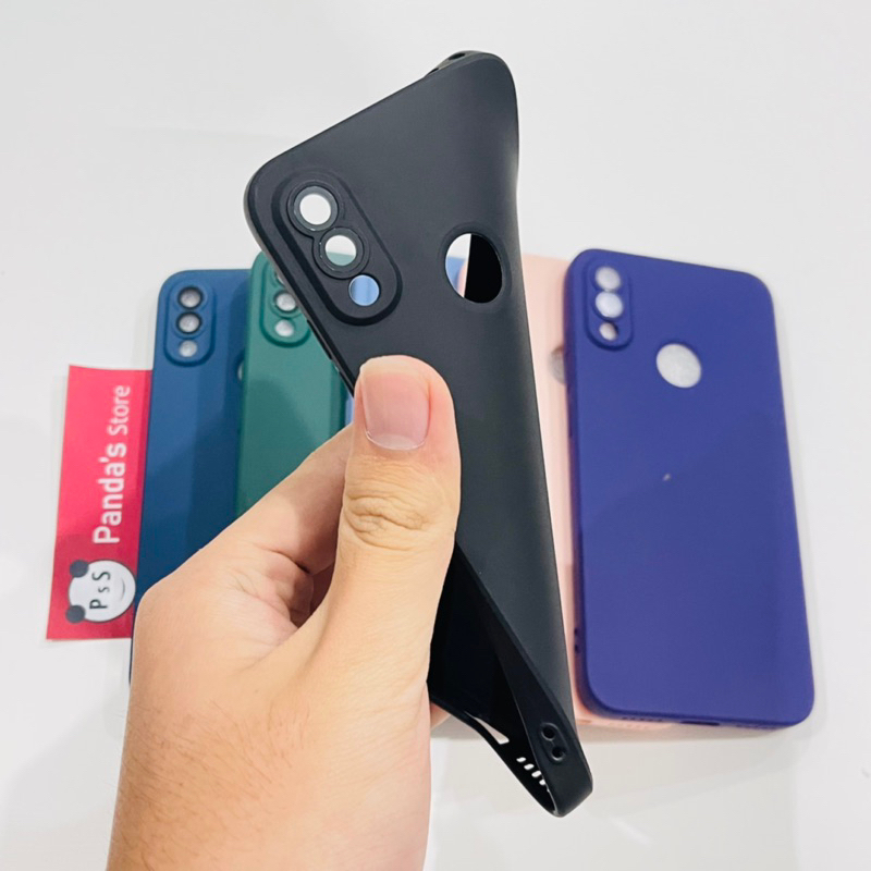 Case Redmi Note 7, Note 7 Pro Lenspro Makaron Full Color Softcase Pro Lensa