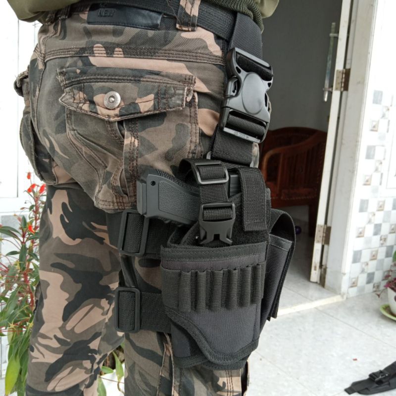 holster pistol universal / holster paha tactical / holster militer tni polri