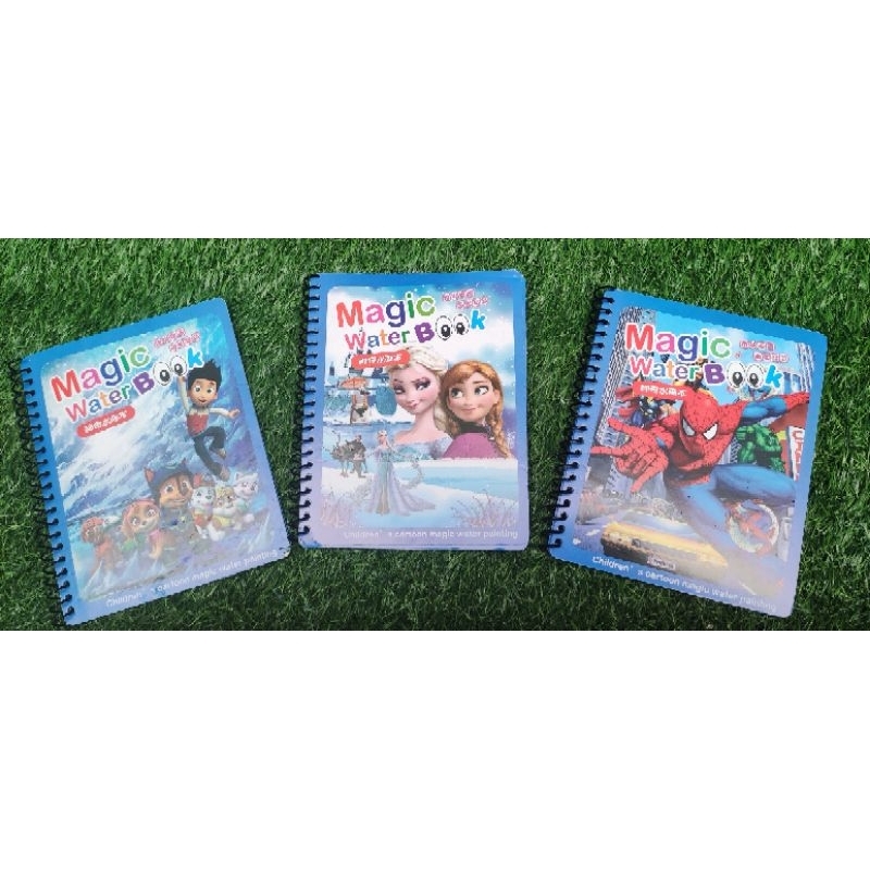 

[BISA COD] MAGIC COLORING WATER BOOK BUKU AJAIB MENGGAMBAR PAKAI SPIDOL AIR