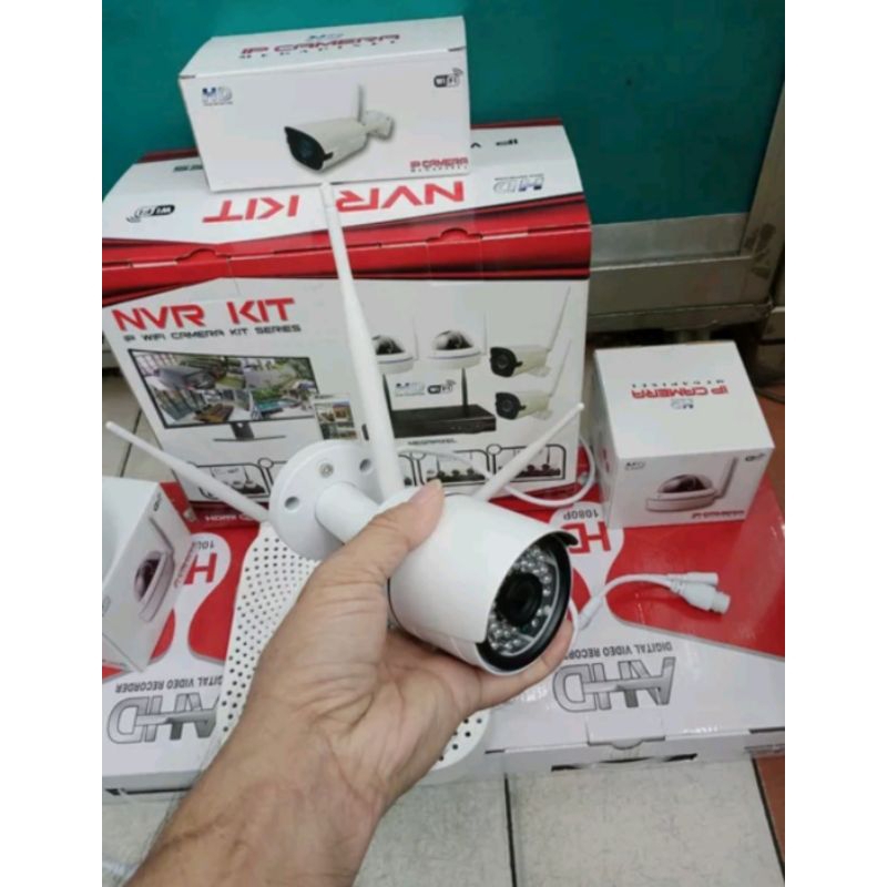 CCTV IPCAM WIRELLES 5 MP 1080P SUPPORT NVR KIT IP PRO