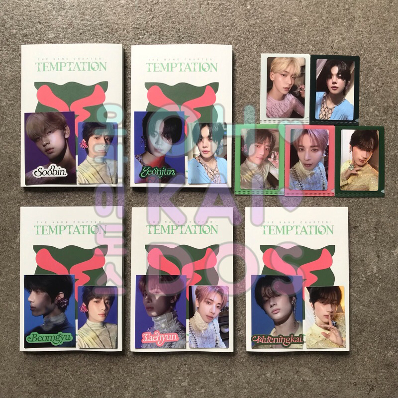 TXT - TNCT LULLABY ALBUM | temptation pob tomorrow x together pc photocard soobin yeonjun hueningkai