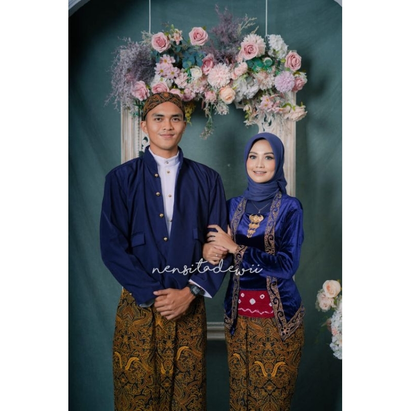 [Navy] Baju Prewed / Baju Couple Adat Jawa,  N/SPD02A