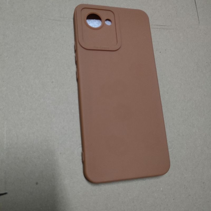 Softcase Realme C30S Silikon Casing Case Macaron Pelindung Pro Camera Finger Print Di Samping