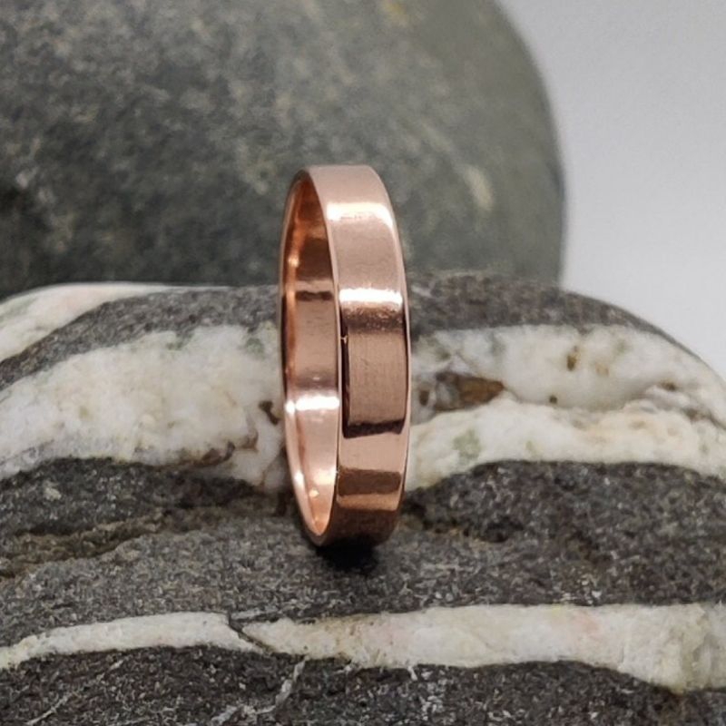 cincin titanium rose gold anti luntur