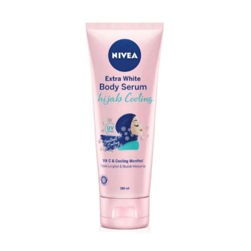 Nivea Body Serum Extra Bright Hijab Cooling 180ml