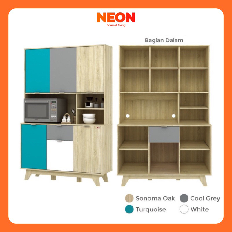 Lemari Kitchen Set Minimalis | Kabinet Dapur | Rak Dapur Makassar Murah