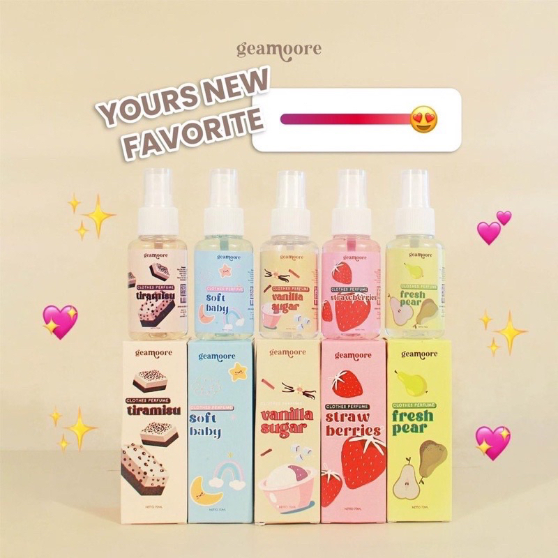 (READY‼️) Geamoore Clothes Parfume Parfum Clothes Wangi By Geamoore 70 ml