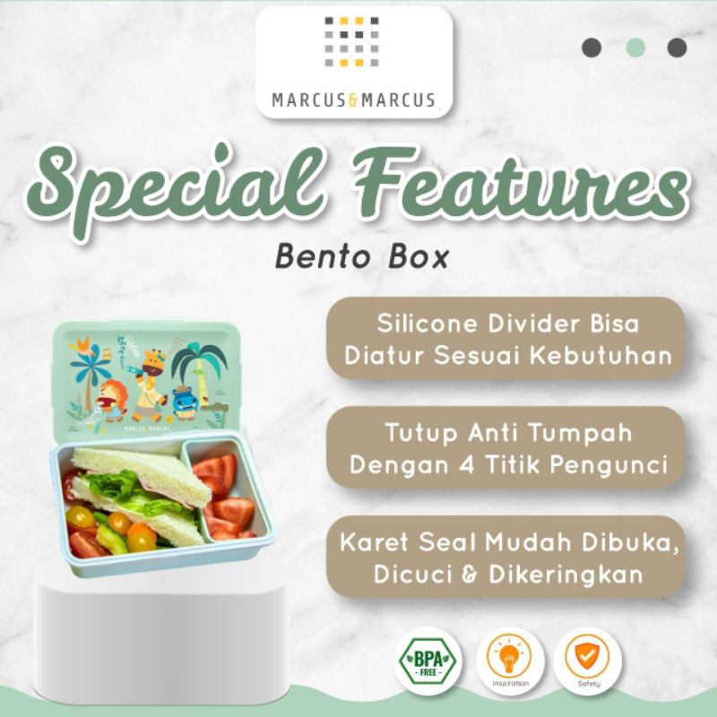 Marcus &amp; Marcus Bento Box - Tempat Makan Anak