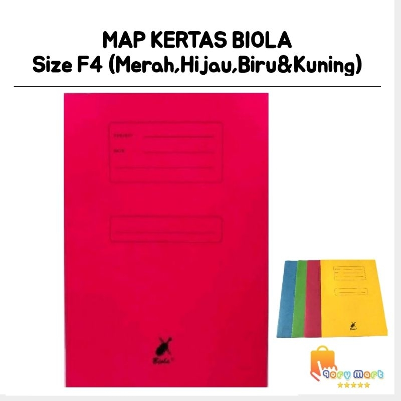 

MAP KERTAS F4 MERK BIOLA | STOPMAP BIOLA