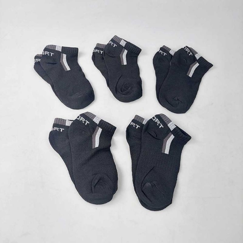 LKWDer Kaos Kaki Pria Casual Sport Breathable Anti Bacteria 5 Pair - LK4