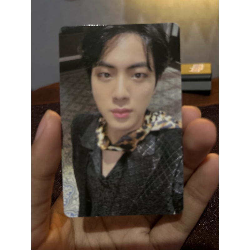 PHOTOCARD PC JIN BTS MEMORIES 2020 BLURAY MEMO 20 BR