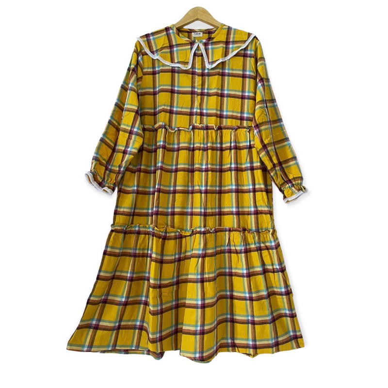 Tunik Anak Amora Tunik Anak Bahan Flanel Neeca Kiddos Midi Dress Flanel Anak Size 6 8 10 12 14 Y