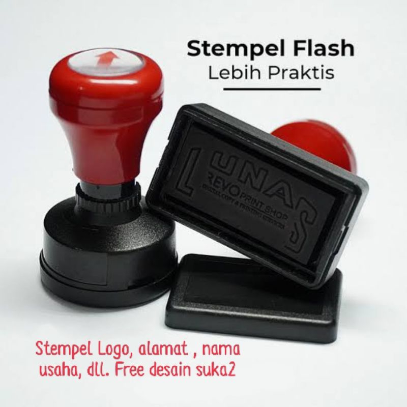 

stempel Flas untuk usaha, alamat, free desain