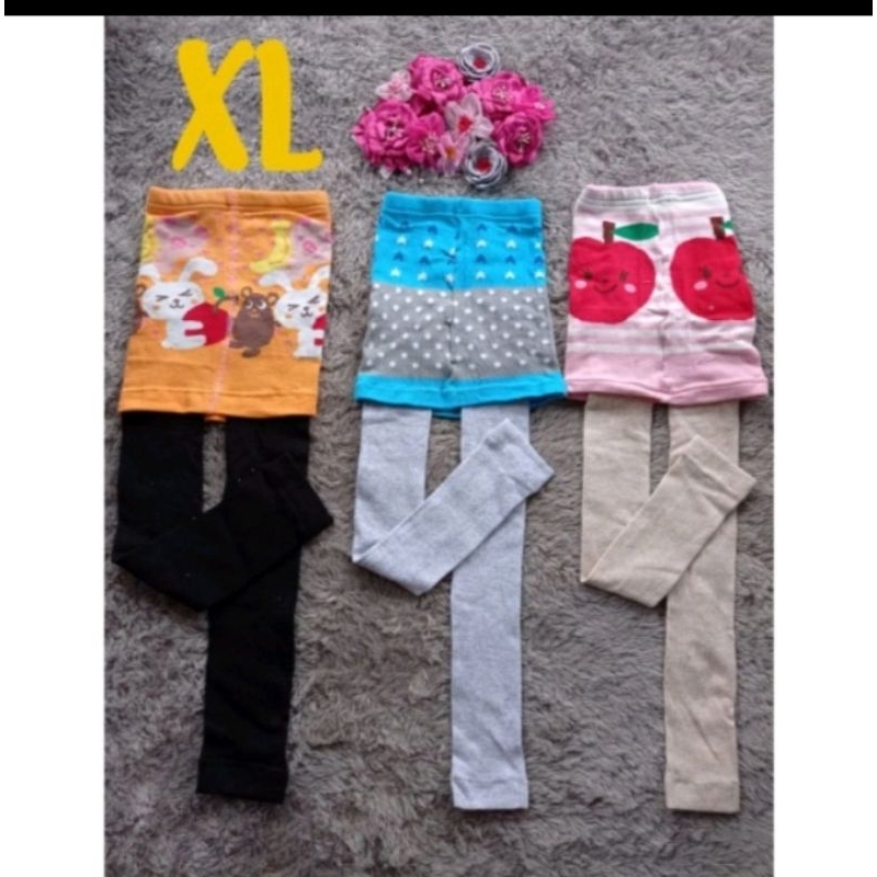 Legging rok anak sablon dtf